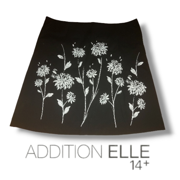 Addition Elle Floral Skirt - Picture 1 of 6